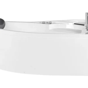 Vasca Idromassaggio con Led 150 x 100 cm Angolo Sinistro NEIVA per 4-6 Persone