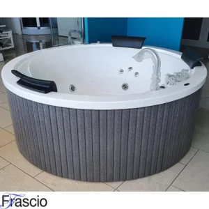 Vasca Idromassaggio Spa Da Esterno / Interno FRA 9052a 185x185 cm Acrilico Lucido