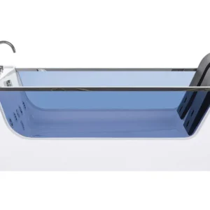 Vasca da bagno con idromassaggio e LED 180 x 120 cm CURACAO con Garanzia