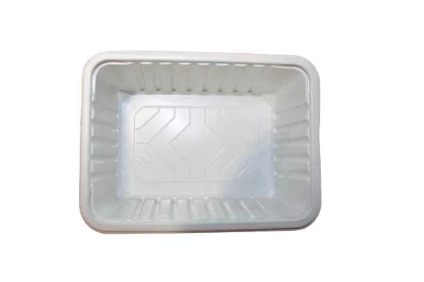 CONFEZIONE 100PZ VASCHETTE PLASTICA BIANCHE