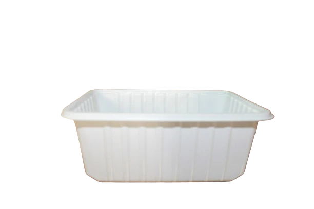 CONFEZIONE 100PZ VASCHETTE PLASTICA BIANCHE