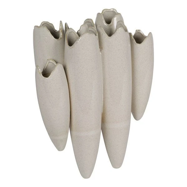 Tulipaniera Avorio Ceramica