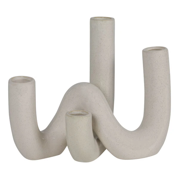 Vaso Ceramica Avorio
