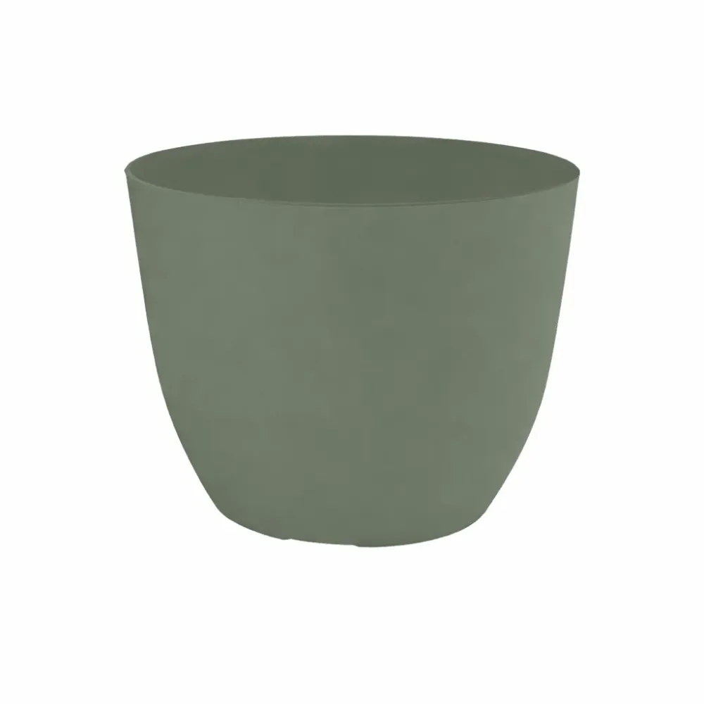 Vaso Conca Pure Nicoli Verde Rosmarino 38cm