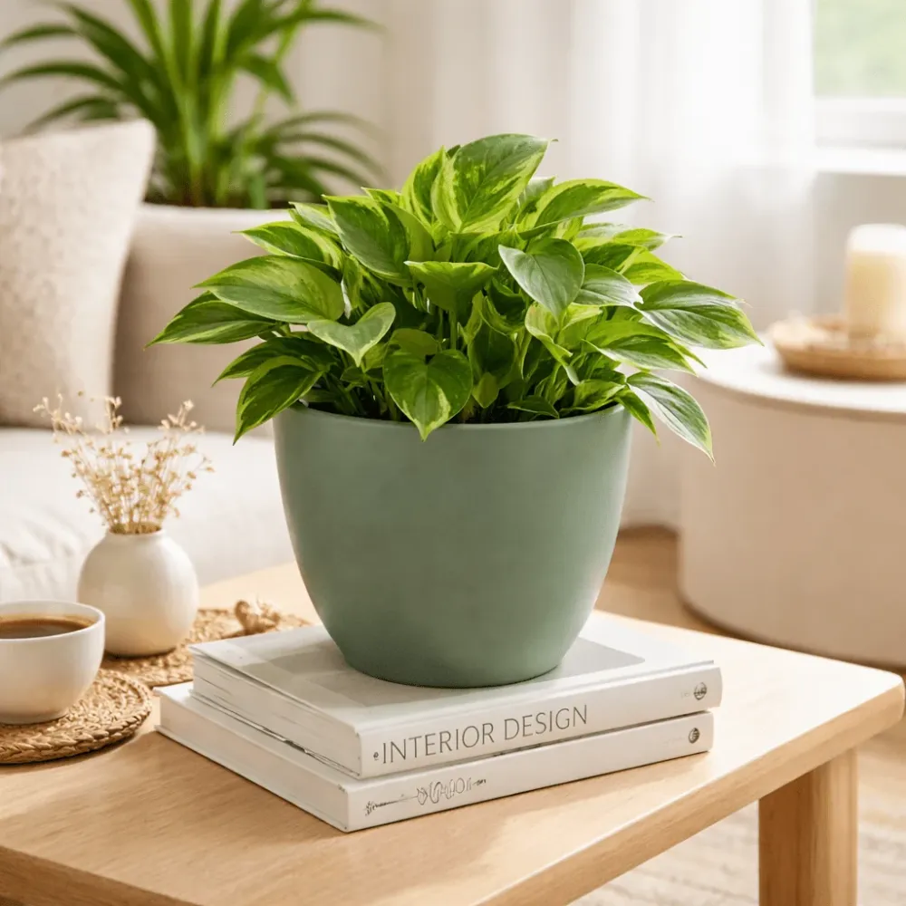 Vaso Conca Pure Nicoli Verde Rosmarino 38cm