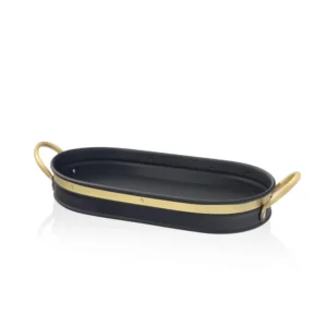 Vassoio Mia Galvin Nero 65x33 cm Selected Products - 871