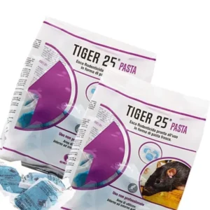 Tiger 25 Pasta veleno per topi 150g X 2 pacco doppio