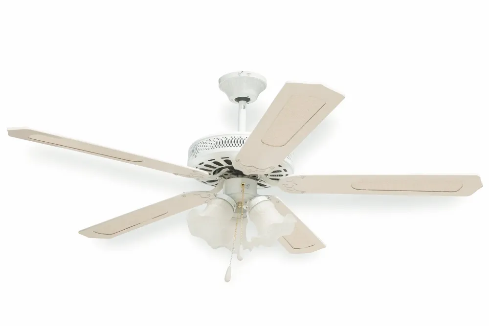 Ventilatore da Soffitto con 5 Pale e Lampada Ø130cm 3 Velocità Kooper Windy