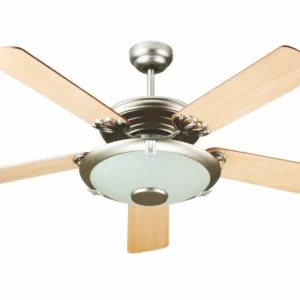 Ventilatore da Soffitto con 5 Pale e Lampada Ø130cm 3 Velocità Kooper Windy