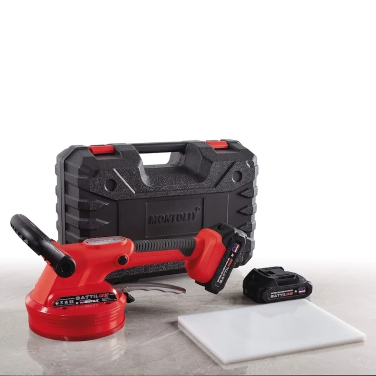 Montolit - Ventosa Battente BATTILONE con 2 batterie Li-ON 20V
