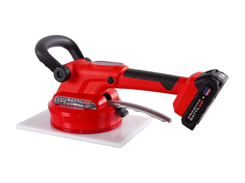 Montolit - Ventosa Battente BATTILONE con 2 batterie Li-ON 20V