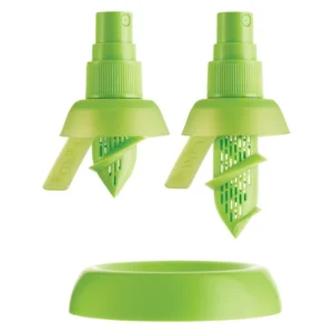 Set da 2 spruzzatori per agrumi LÉKUÉ silicone verde