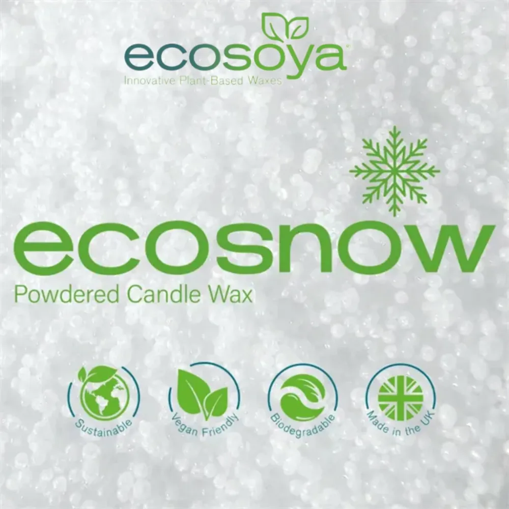 ECOSNOW POWDERED WAX ( CERA VEGETALE ) Eco Candle Project