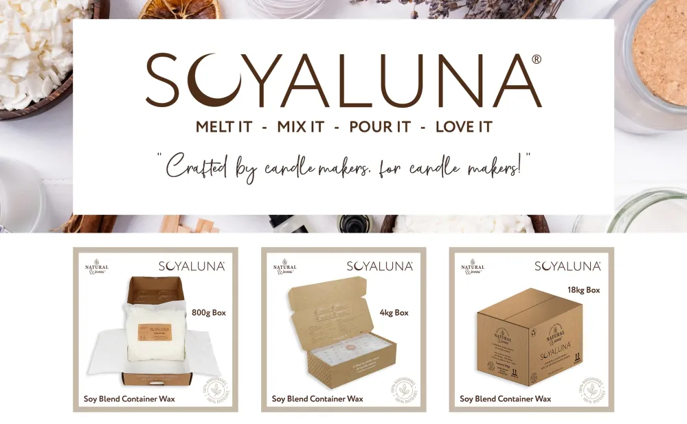SOYALUNA NATURAL MELT/PILLAR WAX (PRO) Eco Candle Project