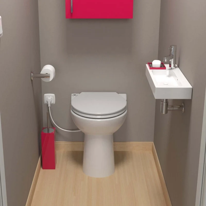 Wc Con Trituratore Incorporato Marca Sfa Sanitrit Modello Sanicompact 43 Silence