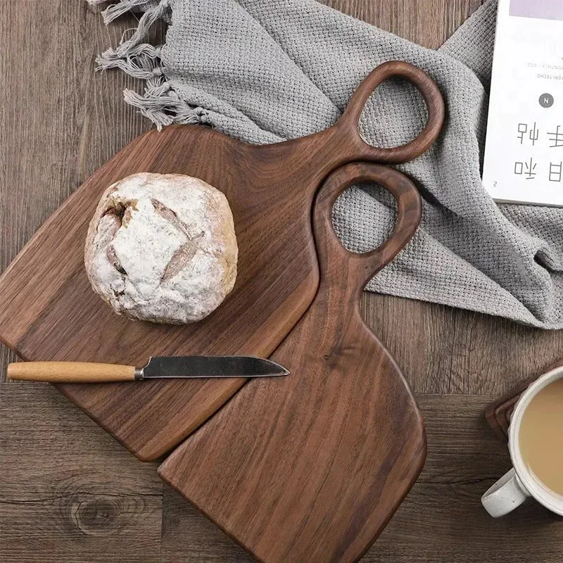 Tagliere legno di noce da 2 pezzi - Elegante e resistente per la cucina