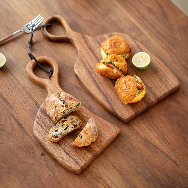 Tagliere legno di noce da 2 pezzi - Elegante e resistente per la cucina