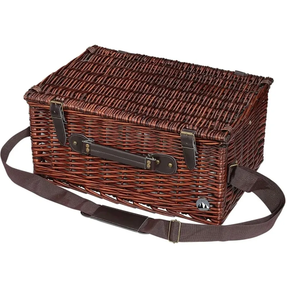 Alluminio Anodizzato Cestino da picnic VARESE con borsa termica Cilio