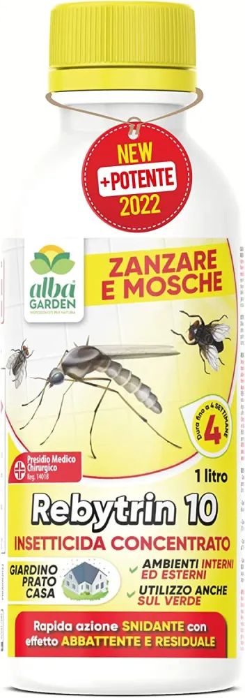 Albagarden - Insetticida Antizanzare Giardino per Esterno E Interno Cimici Mosche Insetti Volanti Striscianti Formiche Eff...