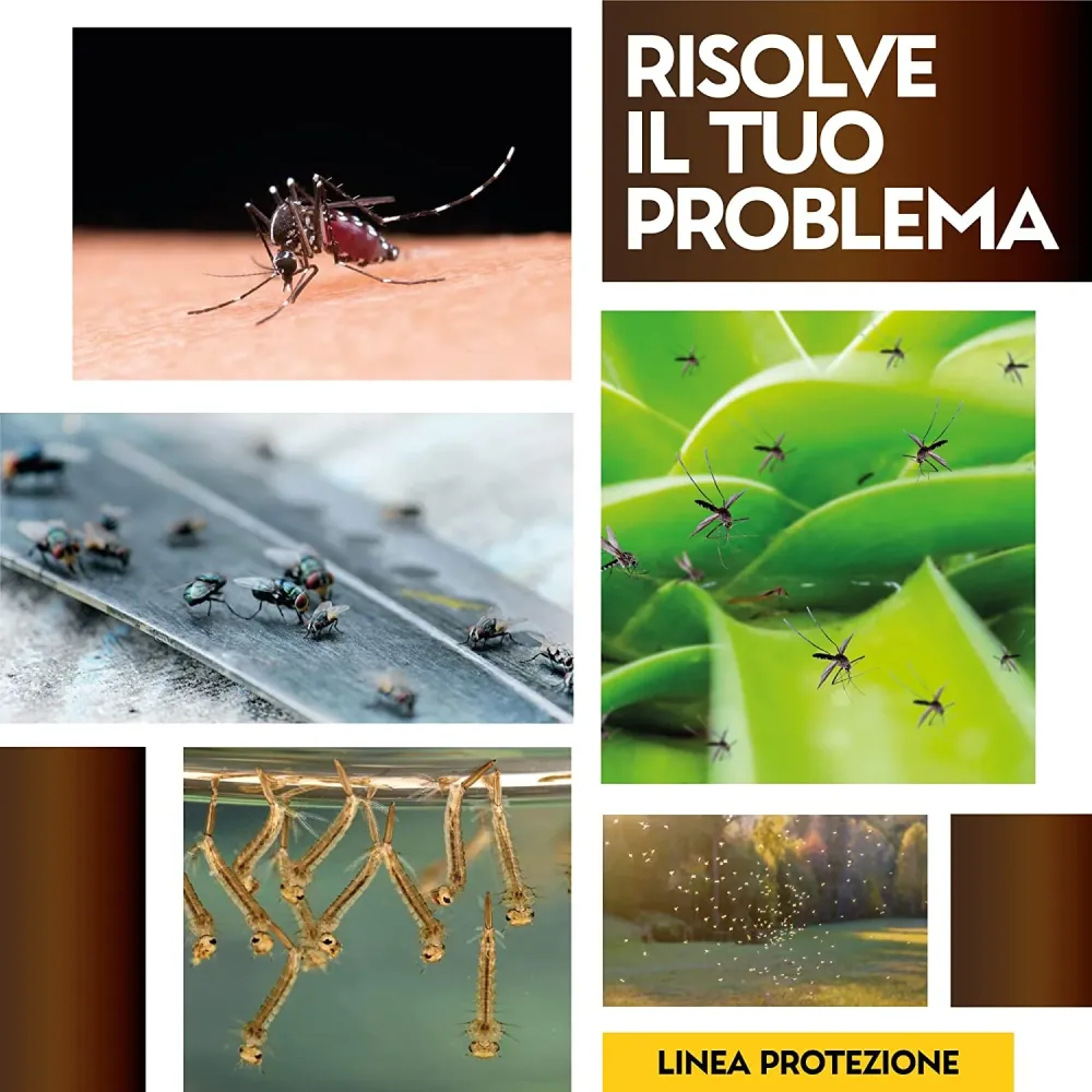 Albagarden - Insetticida Antizanzare Giardino per Esterno E Interno Cimici Mosche Insetti Volanti Striscianti Formiche Eff...