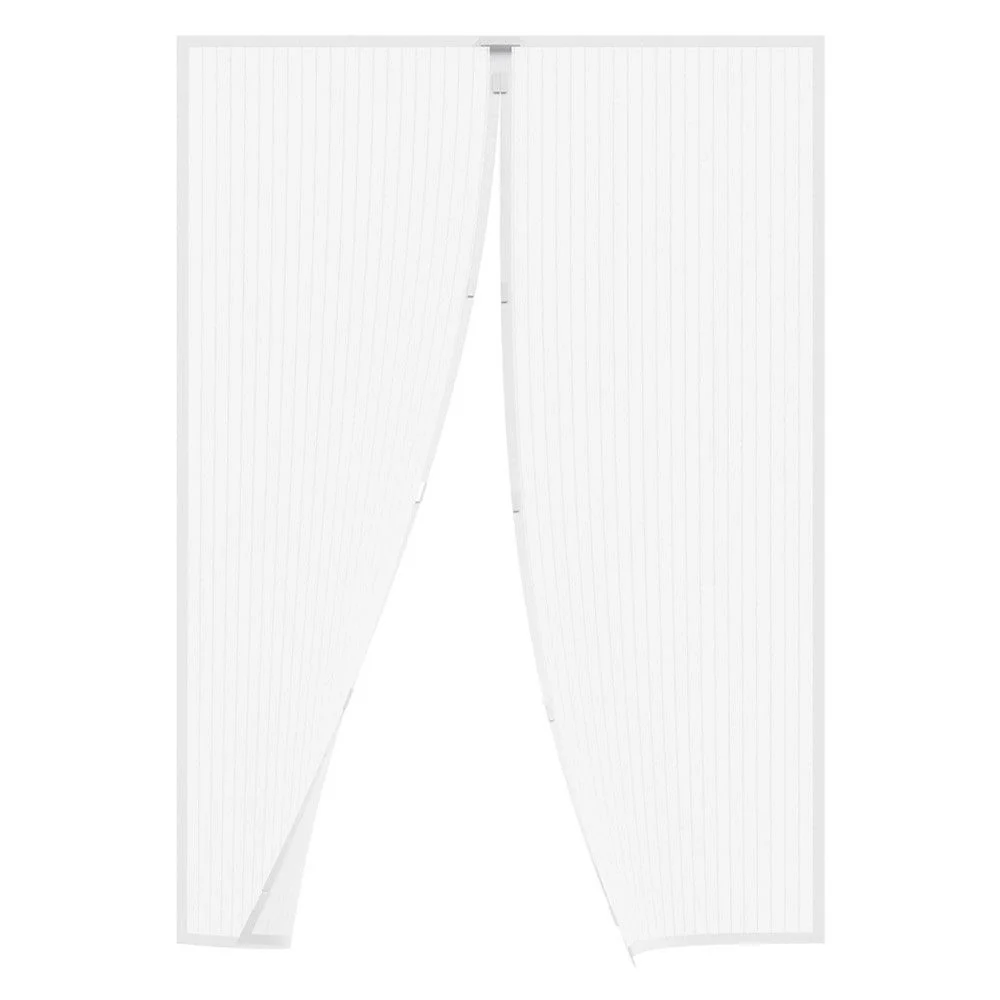 Zanzariera tenda magnetica calamita per porta finestra L100 X H220 cm BIANCA