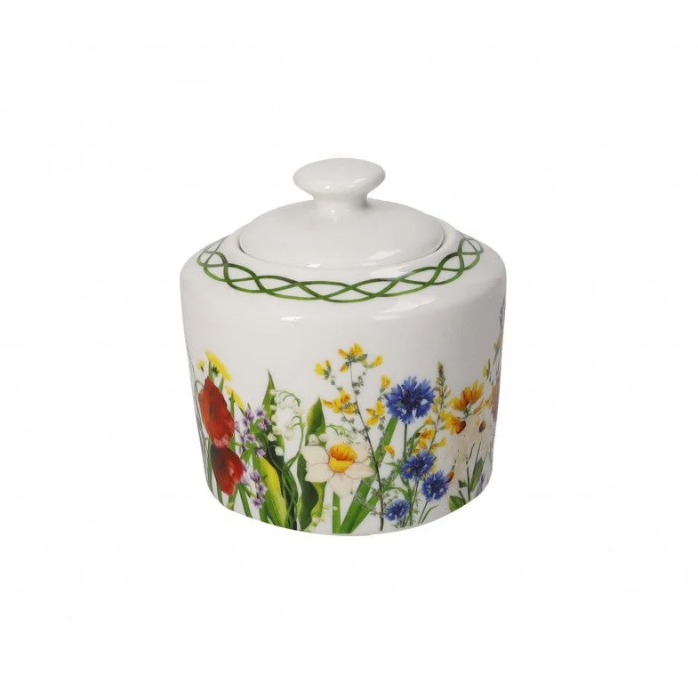 ZUCCHERIERA FIORI DI CAMPO BRANDANI | New Bone China | Ø10x10cm