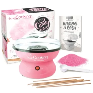 SCRAP COUCK SUGAR CANDY MACHINE PINK CANCHY FACTORY 28X28X15CM SC3900